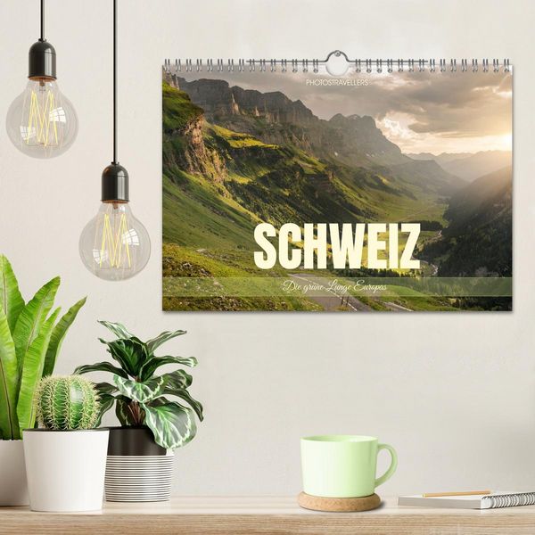 Produktbild: Schweiz - Die gr&uuml;ne Lunge Europas (Wandkalender 2026 DIN A4 quer), CALVENDO Monatskalender