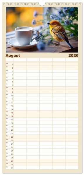 Produktbild: Familienplaner 2026 - Heute ist mein Tag mit 5 Spalten (Wandkalender, 21 x 45 cm) CALVENDO