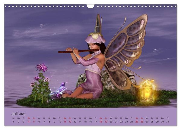 Produktbild: Elfenlichter, die Reise geht weiter (Wandkalender 2026 DIN A3 quer), CALVENDO Monatskalender