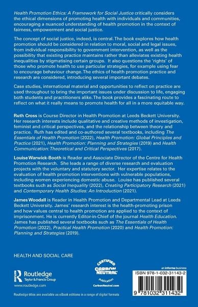 Produktbild: Health Promotion Ethics