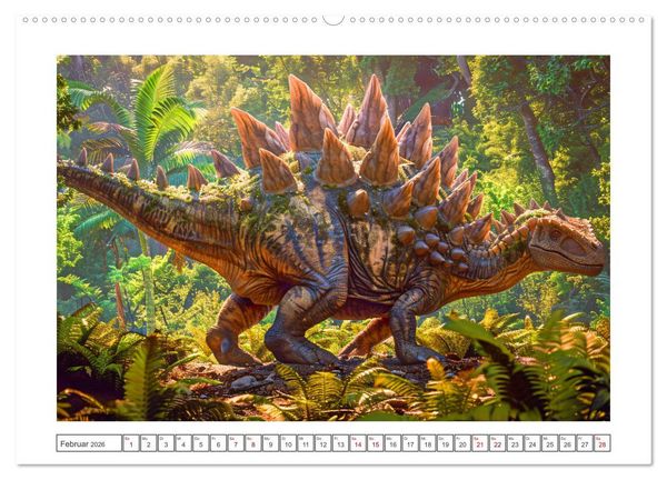 Produktbild: Vergessene Wunder - Ein Jahr mit ausgestorbenen Tieren (Wandkalender 2026 DIN A2 quer), CALVENDO Monatskalender