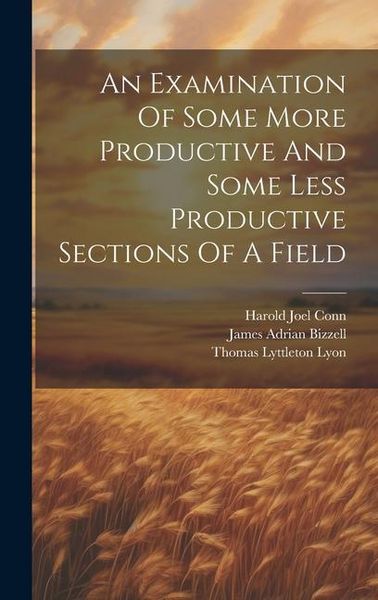 Produktbild: An Examination Of Some More Productive And Some Less Productive Sections Of A Field