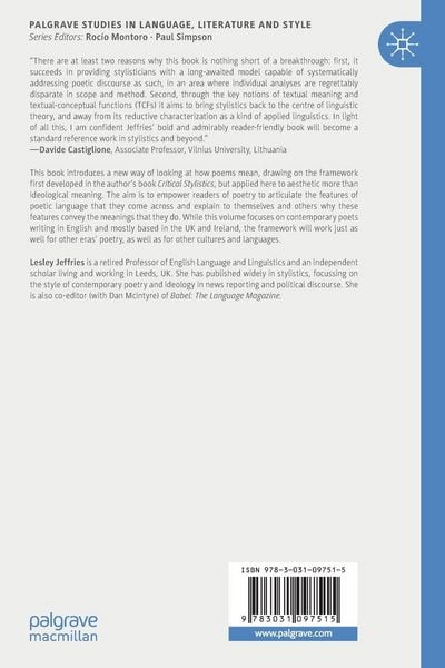 Produktbild: The Language of Contemporary Poetry