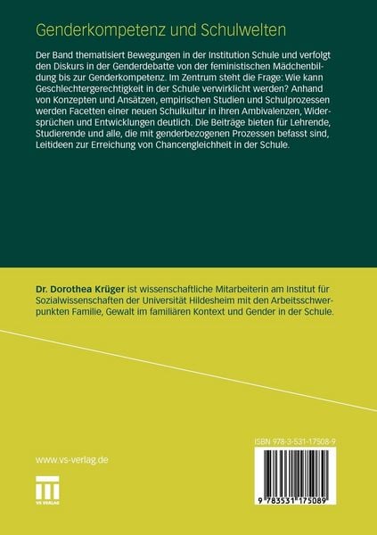 Produktbild: Genderkompetenz und Schulwelten