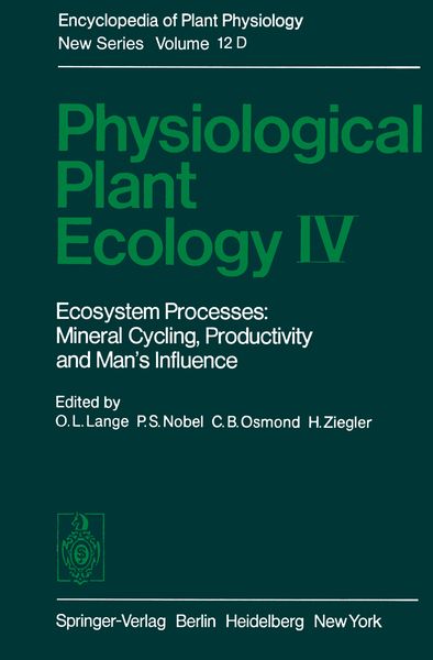 Produktbild: Physiological Plant Ecology IV