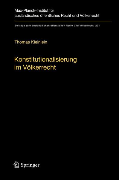 Produktbild: Konstitutionalisierung im V&ouml;lkerrecht
