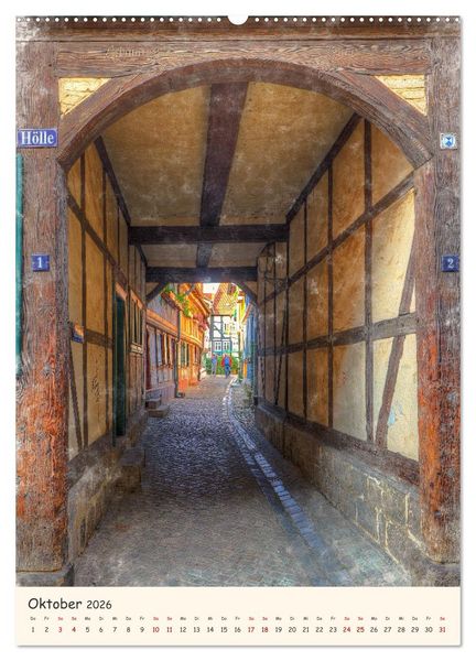 Produktbild: Quedlinburg - unsere Stadt (Wandkalender 2026 DIN A2 hoch), CALVENDO Monatskalender