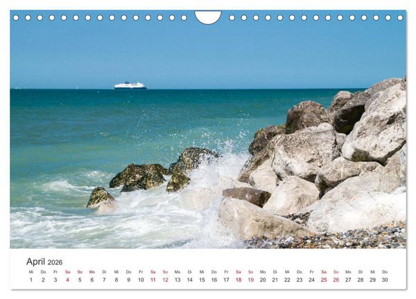 Produktbild: Die Opalk&uuml;ste - Das Land der zwei Kaps (Wandkalender 2026 DIN A4 quer), CALVENDO Monatskalender