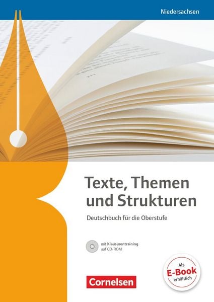 Produktbild: Texte, Themen und Strukturen - Niedersachsen. Sch&uuml;lerbuch mit Klausurtraining auf CD-ROM
