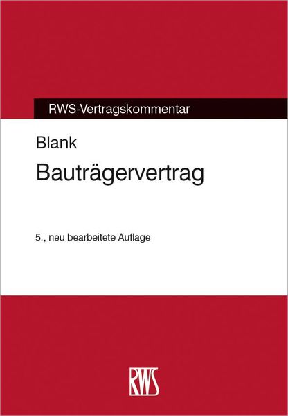 Produktbild: Bautr&auml;gervertrag