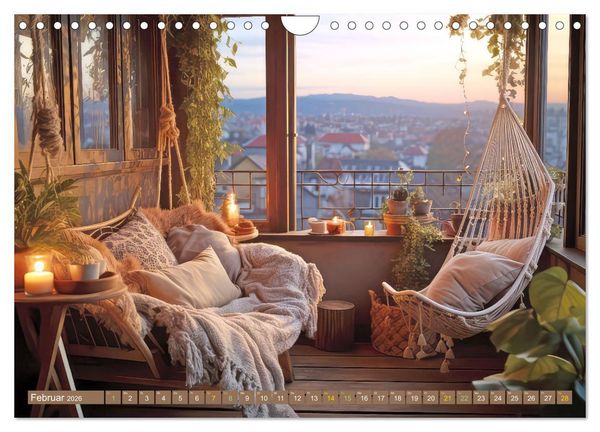 Produktbild: Seelenr&auml;ume voller Harmonie (Wandkalender 2026 DIN A4 quer), CALVENDO Monatskalender