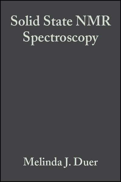 Produktbild: Solid State NMR Spectroscopy