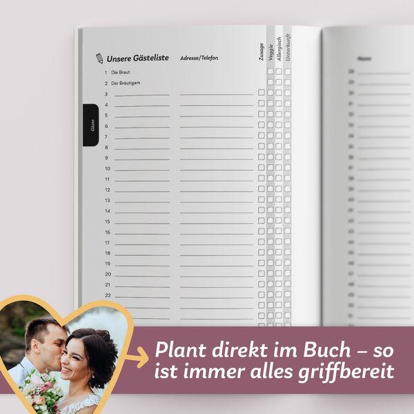 Produktbild: Der Hochzeitsplaner mit K&ouml;pfchen: So gelingt die stressfreie Traumhochzeit