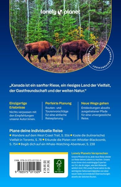 Produktbild: LONELY PLANET Reisef&uuml;hrer Kanada