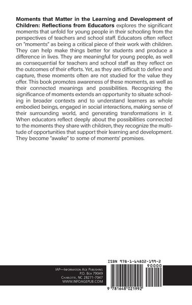 Produktbild: Moments That Matter in the Learning and Development of Children