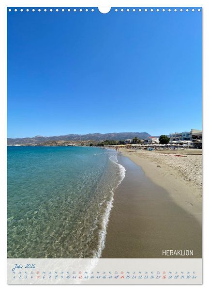 Produktbild: KRETA SONNENINSEL DER G&Ouml;TTER (Wandkalender 2026 DIN A3 hoch), CALVENDO Monatskalender
