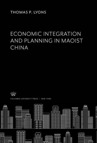 Produktbild: Economic Integration and Planning in Maoist China
