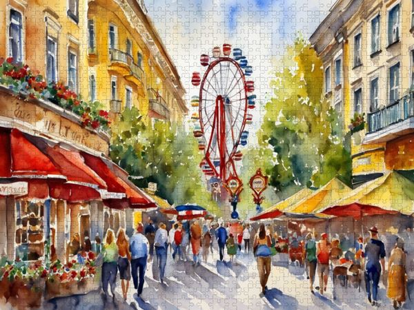 Produktbild: CALVENDO Puzzle Wiener Prater | 2000 Teile Lege-Gr&ouml;&szlig;e 90x67cm Foto-Puzzle f&uuml;r gl&uuml;ckliche Stunden