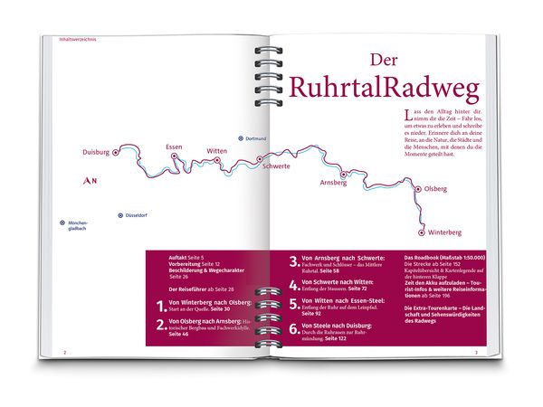 KOMPASS Radreiseführer RuhrtalRadweg
