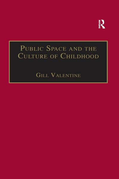 Produktbild: Public Space and the Culture of Childhood