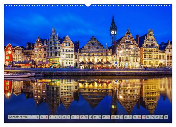 Produktbild: Gent - die geschichtstr&auml;chtige Perle in Flandern (hochwertiger Premium Wandkalender 2027 DIN A2 quer), Kunstdruck in Hochglanz