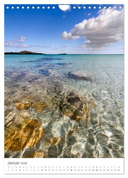 Produktbild: Sardinien (Wandkalender 2026 DIN A4 hoch), CALVENDO Monatskalender