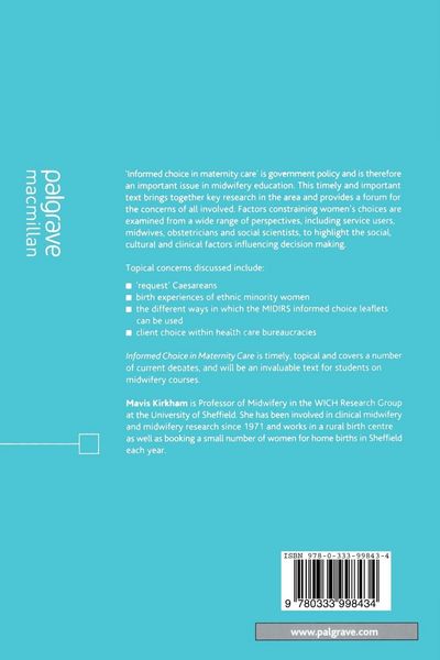 Produktbild: Informed Choice in Maternity Care