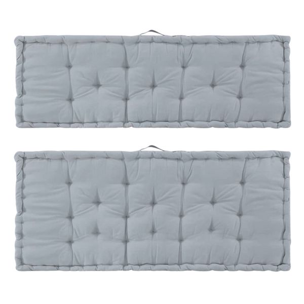 Produktbild: HTI-Living Palettenkissen Set Grau 2-teilig Palettenkissen Set Grau 2-teilig