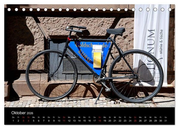 Produktbild: Das Fahrrad 2026 (Tischkalender 2026 DIN A5 quer), CALVENDO Monatskalender