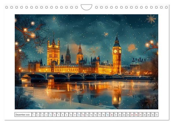 Produktbild: Reisest&auml;dte Europas (Wandkalender 2026 DIN A4 quer), CALVENDO Monatskalender