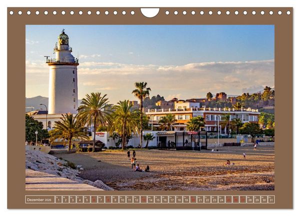 Produktbild: Ein Herz f&uuml;r M&aacute;laga (Wandkalender 2026 DIN A4 quer), CALVENDO Monatskalender
