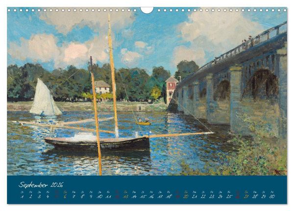 Produktbild: Typisch Monet (Wandkalender 2026 DIN A3 quer), CALVENDO Monatskalender