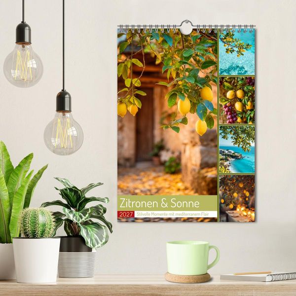 Produktbild: Zitronen & Sonne (Wandkalender 2027 DIN A4 hoch), CALVENDO Monatskalender