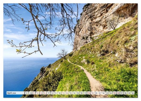 Produktbild: Amalfik&uuml;ste und Capri - Sehnsuchtsorte (Wandkalender 2026 DIN A3 quer), CALVENDO Monatskalender