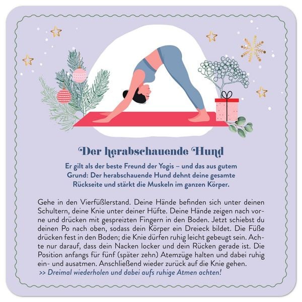 Produktbild: 24 x Yoga - Entspannt durch den Advent