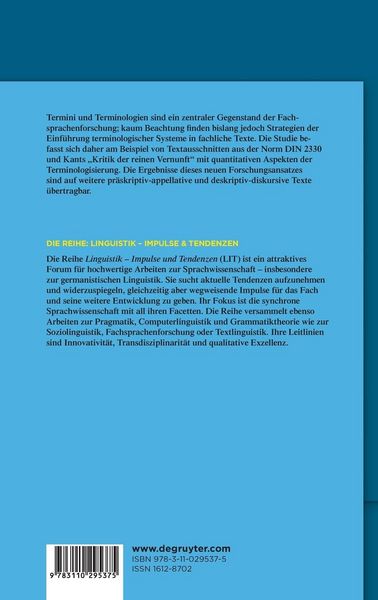 Produktbild: Definitionen und Termini