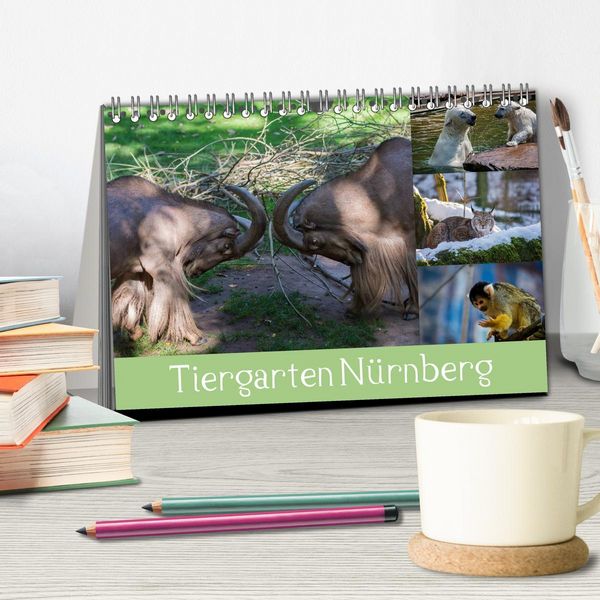 Produktbild: Tiergarten N&uuml;rnberg (Tischkalender 2026 DIN A5 quer), CALVENDO Monatskalender