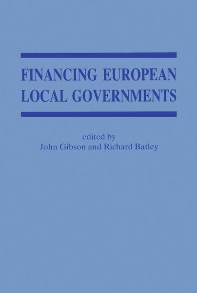 Produktbild: Financing European Local Government