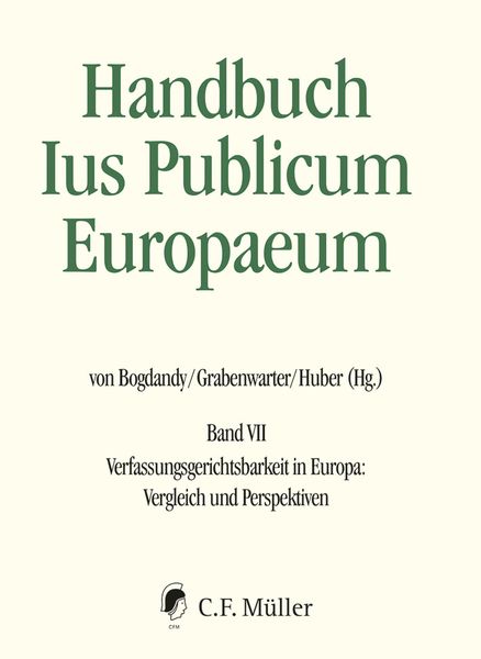 Produktbild: Handbuch Ius Publicum Europaeum