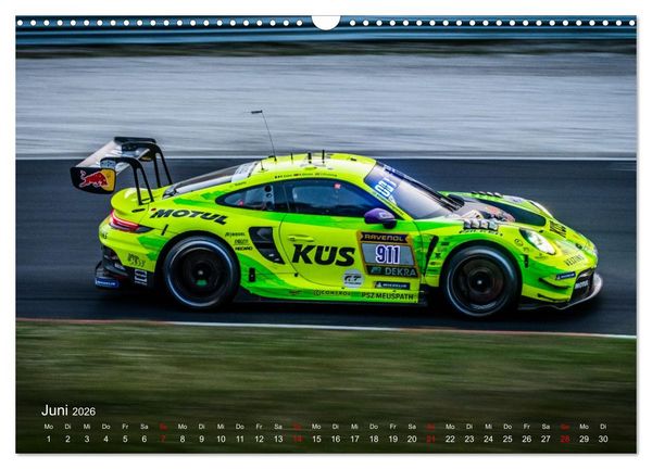 Produktbild: Motorsportkunst aus Weissach (Wandkalender 2026 DIN A3 quer), CALVENDO Monatskalender