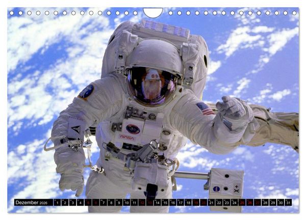 Produktbild: Auftrag im Weltall. Astronauten und Raumfahrt (Wandkalender 2026 DIN A4 quer), CALVENDO Monatskalender