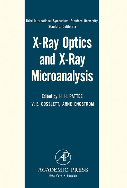 Produktbild: X-Ray Optics and X-Ray Microanalysis