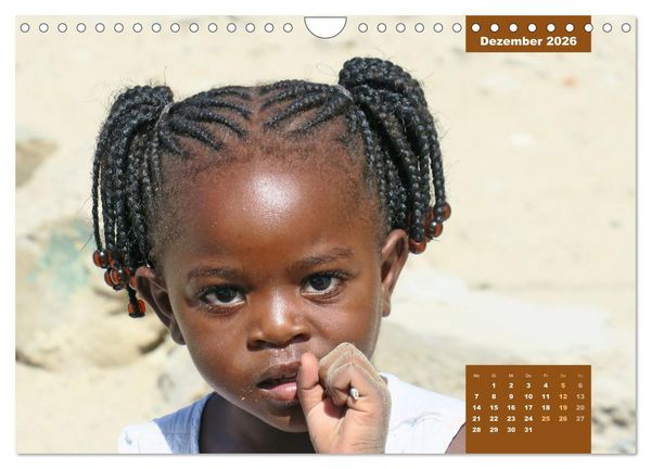 Produktbild: Kinderportr&auml;ts aus Afrika (Wandkalender 2026 DIN A4 quer), CALVENDO Monatskalender