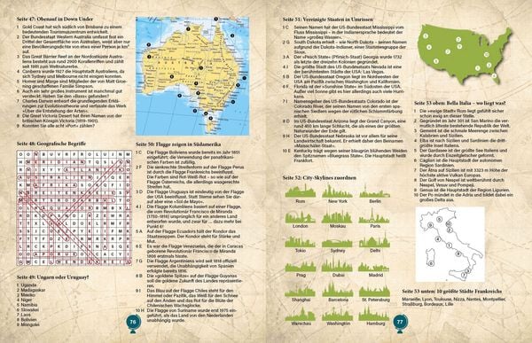 Produktbild: Geografie R&auml;tselbuch