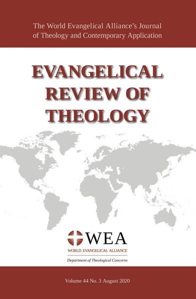Produktbild: Evangelical Review of Theology, Volume 44, Number 3, August 2020
