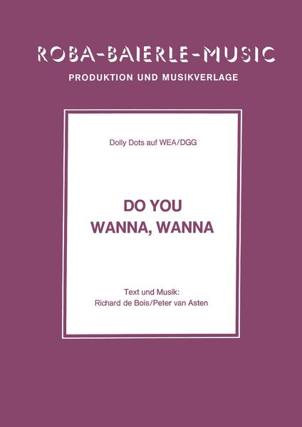 Produktbild: Do You Wanna, Wanna