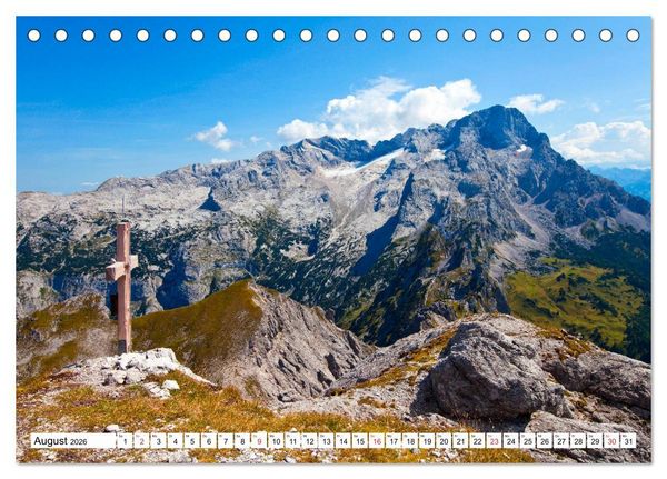Produktbild: Gr&uuml;&szlig;e aus Filzmoos (Tischkalender 2026 DIN A5 quer), CALVENDO Monatskalender