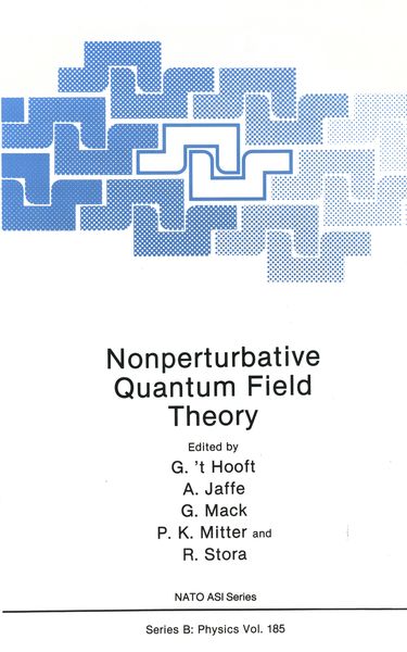 Produktbild: Nonperturbative Quantum Field Theory