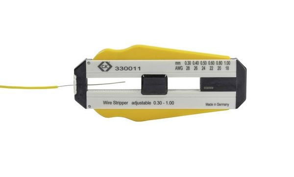 Produktbild: C.K 330011 Drahtabisolierer Geeignet f&uuml;r PVC-Dr&auml;hte, PTFE-Dr&auml;hte
