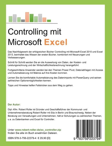 Produktbild: Controlling mit Microsoft Excel